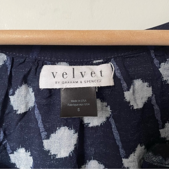 Anthropologie Velvet by Graham & Spencer Shibori Dress Size Small - Picture 6 of 8